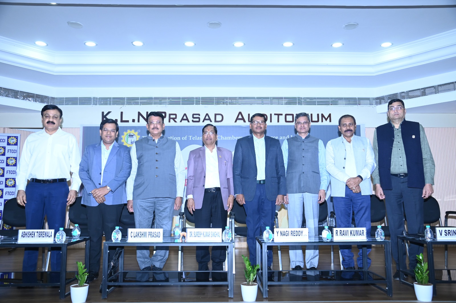 DR. SURESH KUMAR SINGHAL-Y NAGI REDDY_RAVI KUAMR_V SRINIVAS_ABHISHEK TIBREWALA AT THE INAUGURATION--3